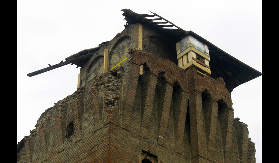 opere di messa in sicurezza della torre