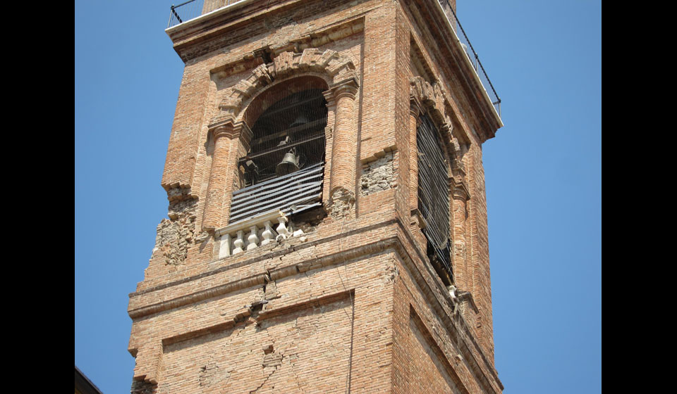 il campanile, croli e lesioni