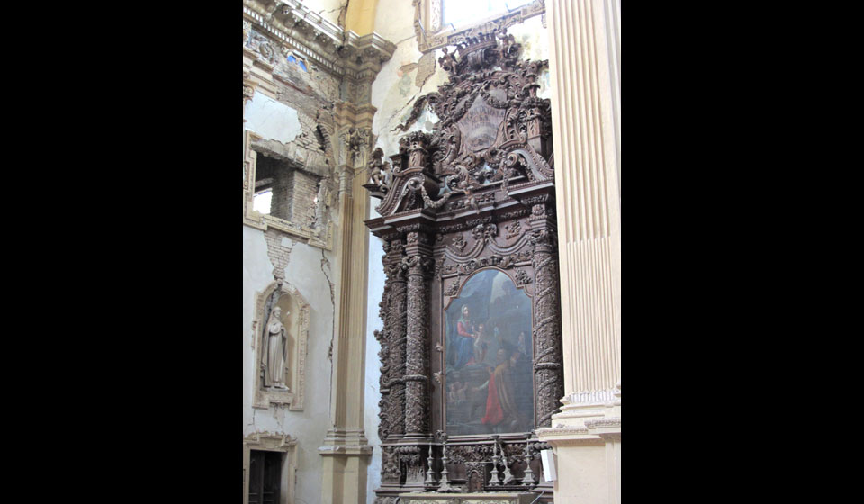 interno, pareti, crollli e lesioni