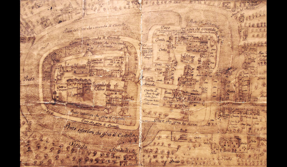 mappa prospettica di San Felice, 1796