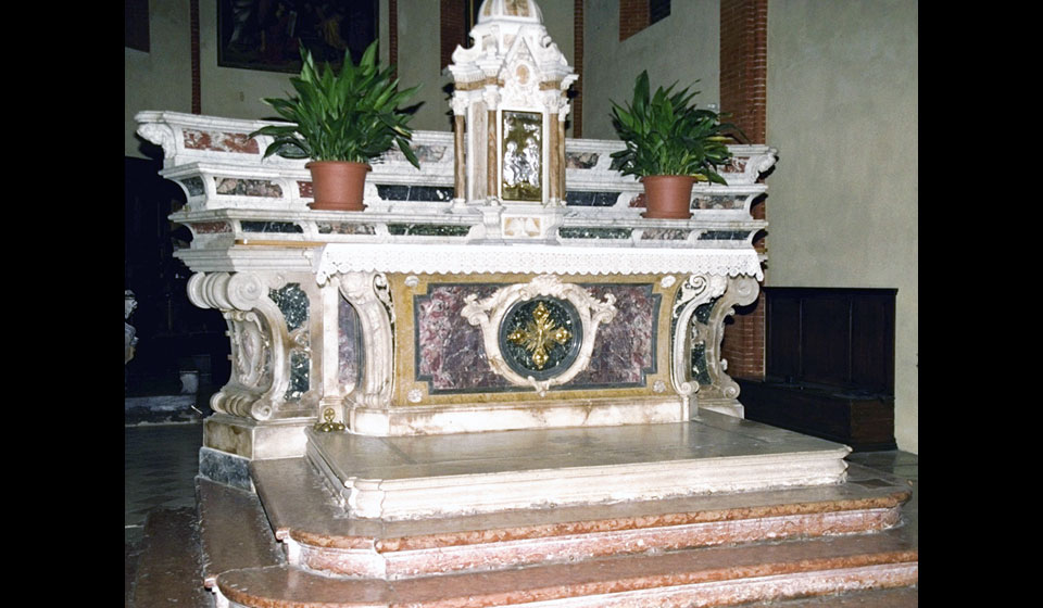 Bottega emiliana, altare maggiore, 1776