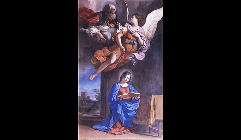 G.F. Barbieri detto Guercino, Annunciazione, 1646