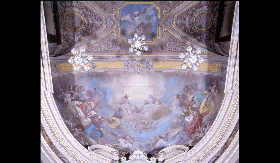 A. Guardassoni, decorazione dell'abside, 1879