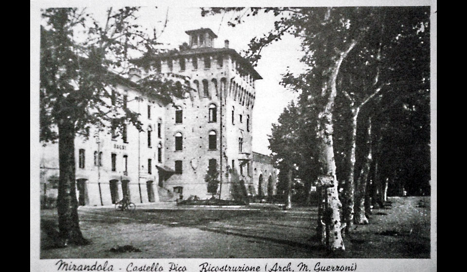 veduta del castello dopo gli interventi del 1930