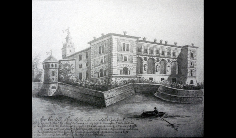 disegno del Castello, cartolina d'epoca