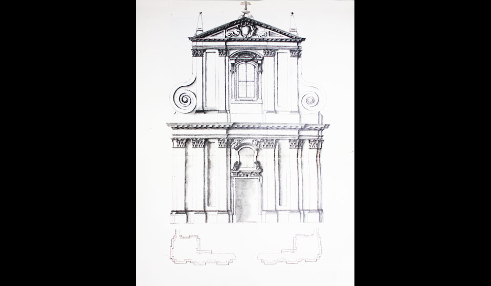 Progetto di restauro della facciata, 1702  (non realizzato)