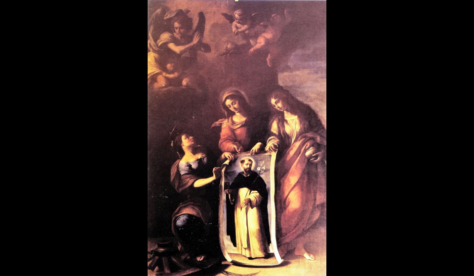 F. Stringa (1635-1709), Il miracolo di Soriano, olio su tela