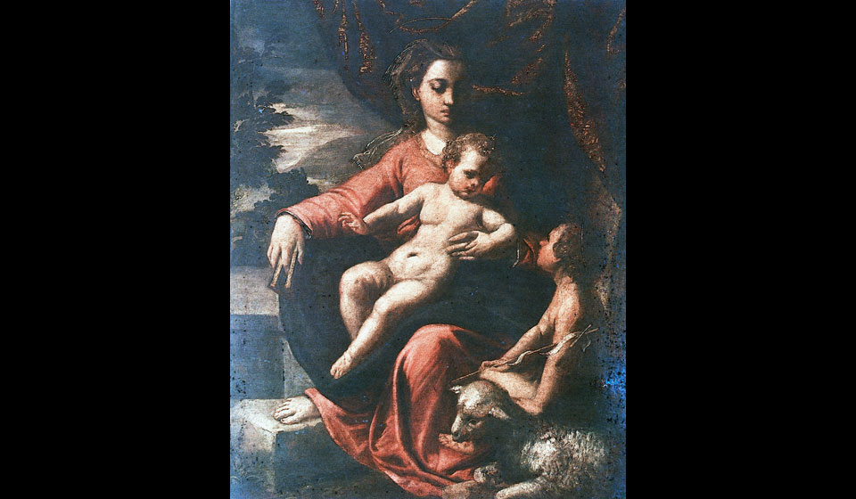 Scarsellino (1550-1620), Madonna col Bambino